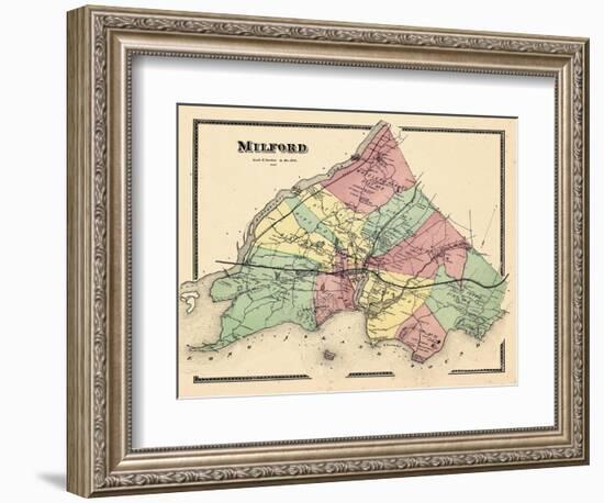 1868, Milford, Connecticut, United States-null-Framed Giclee Print