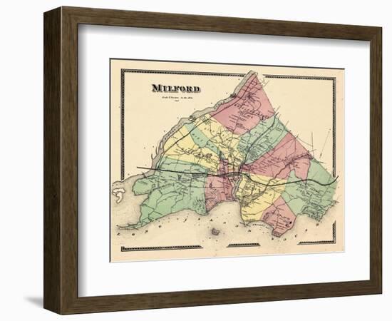 1868, Milford, Connecticut, United States-null-Framed Giclee Print