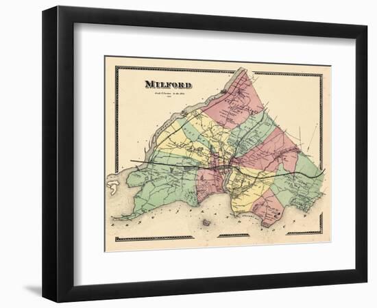 1868, Milford, Connecticut, United States-null-Framed Giclee Print