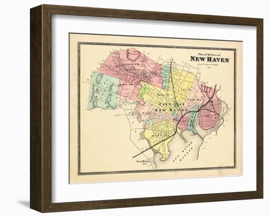 1868, New Haven, Connecticut, United States-null-Framed Giclee Print