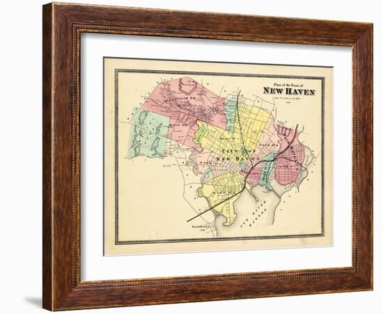 1868, New Haven, Connecticut, United States-null-Framed Giclee Print