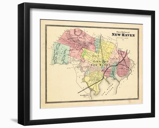 1868, New Haven, Connecticut, United States-null-Framed Giclee Print