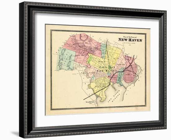 1868, New Haven, Connecticut, United States-null-Framed Giclee Print