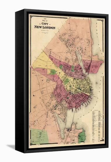 1868, New London City, Connecticut, United States-null-Framed Premier Image Canvas