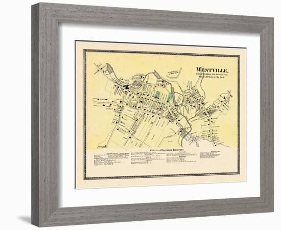 1868, Westville Town, Connecticut, United States-null-Framed Giclee Print