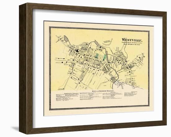 1868, Westville Town, Connecticut, United States-null-Framed Giclee Print