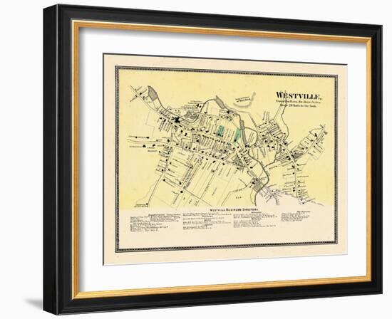 1868, Westville Town, Connecticut, United States-null-Framed Giclee Print