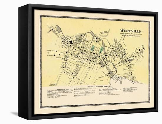 1868, Westville Town, Connecticut, United States-null-Framed Premier Image Canvas