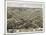 1869, Columbia Bird's Eye View, Missouri, United States-null-Mounted Giclee Print