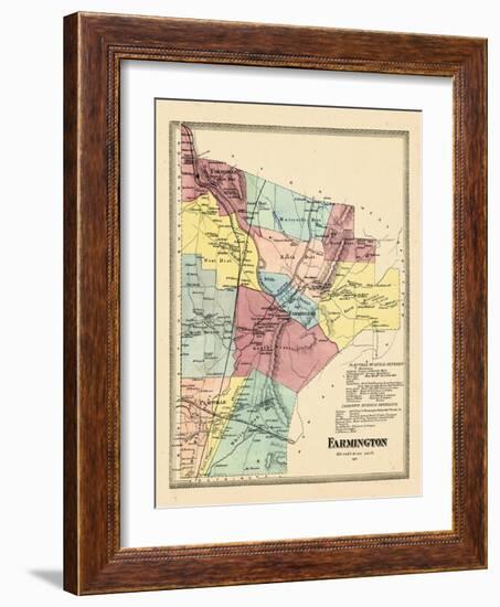 1869, Farmington, Connecticut, United States-null-Framed Giclee Print