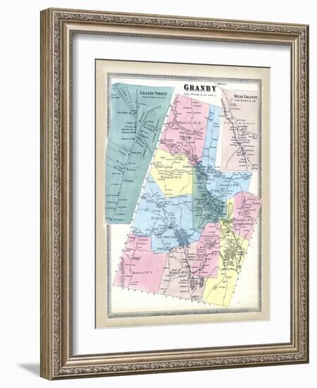 1869, Granby, West Granby Town, Connecticut, United States-null-Framed Giclee Print