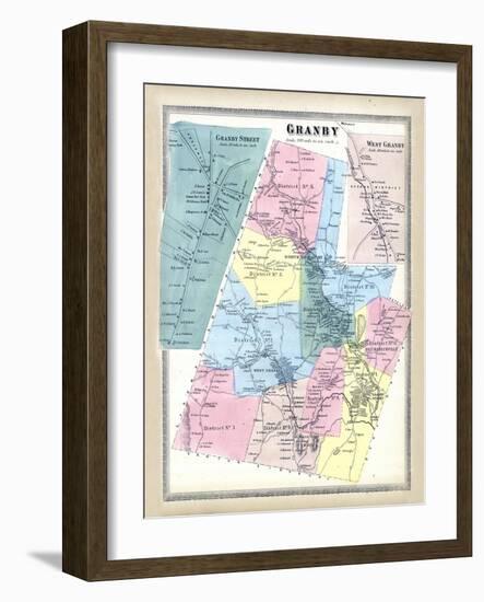 1869, Granby, West Granby Town, Connecticut, United States-null-Framed Giclee Print