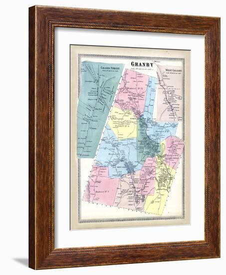 1869, Granby, West Granby Town, Connecticut, United States-null-Framed Giclee Print