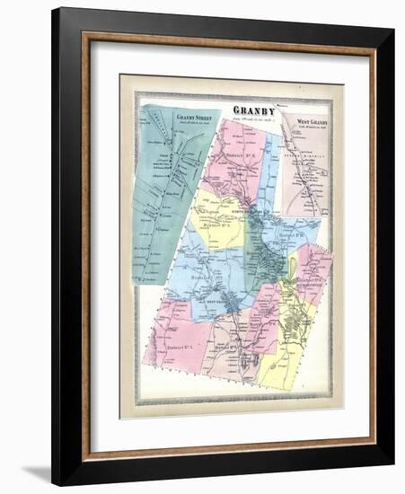 1869, Granby, West Granby Town, Connecticut, United States-null-Framed Giclee Print