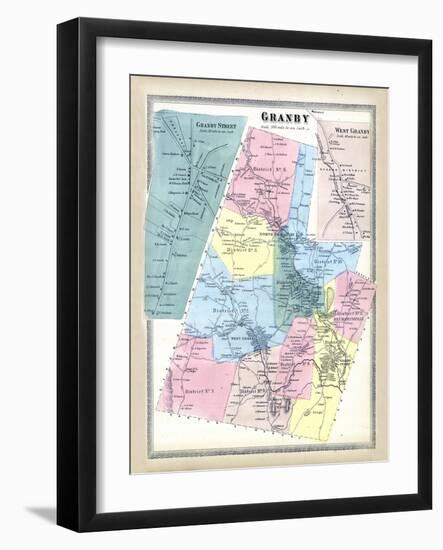 1869, Granby, West Granby Town, Connecticut, United States-null-Framed Giclee Print