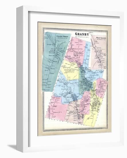 1869, Granby, West Granby Town, Connecticut, United States-null-Framed Giclee Print