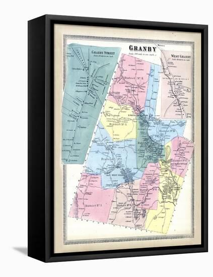 1869, Granby, West Granby Town, Connecticut, United States-null-Framed Premier Image Canvas