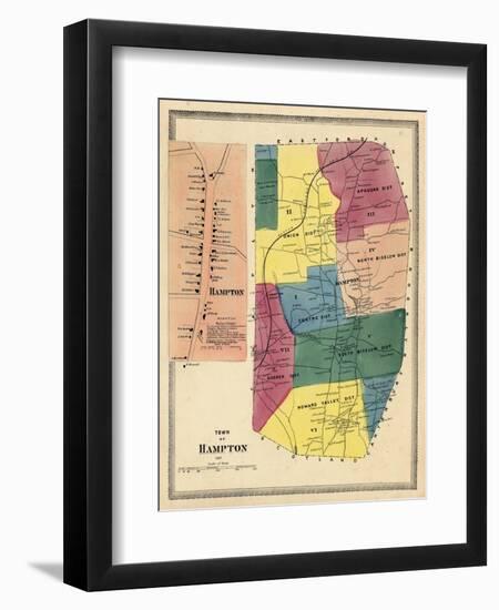 1869, Hampton Town, Hampton, Connecticut, United States-null-Framed Giclee Print