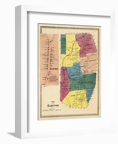 1869, Hampton Town, Hampton, Connecticut, United States-null-Framed Giclee Print