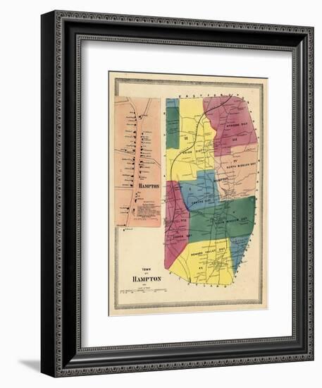 1869, Hampton Town, Hampton, Connecticut, United States-null-Framed Giclee Print