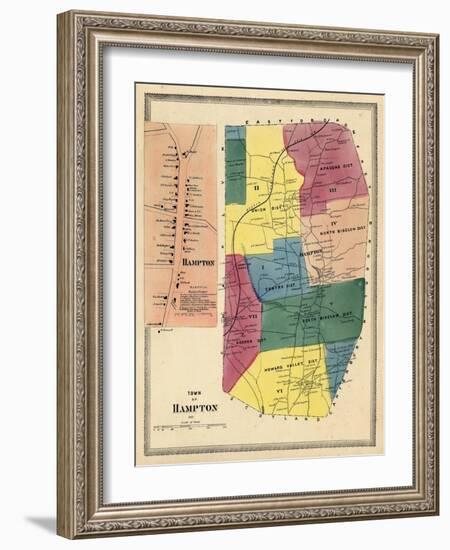 1869, Hampton Town, Hampton, Connecticut, United States-null-Framed Giclee Print