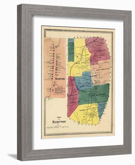 1869, Hampton Town, Hampton, Connecticut, United States-null-Framed Giclee Print