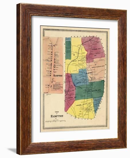 1869, Hampton Town, Hampton, Connecticut, United States-null-Framed Giclee Print