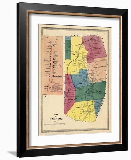 1869, Hampton Town, Hampton, Connecticut, United States-null-Framed Giclee Print