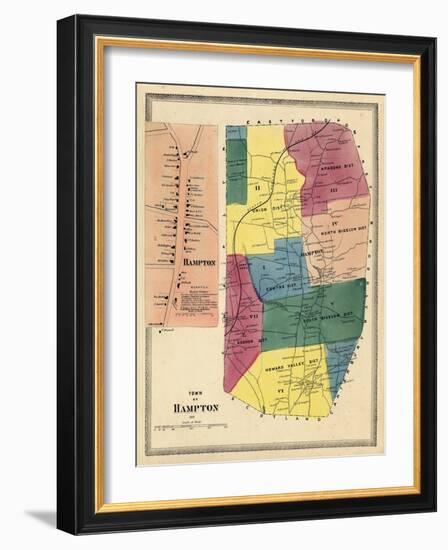 1869, Hampton Town, Hampton, Connecticut, United States-null-Framed Giclee Print