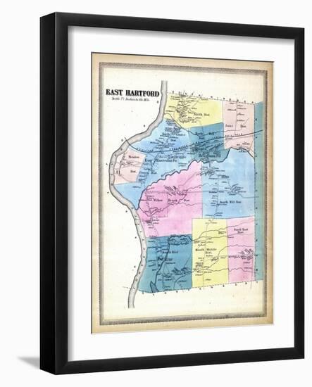 1869, Hartford East, Connecticut, United States-null-Framed Giclee Print