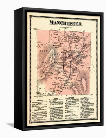 1869, Manchester, Vermont, United States-null-Framed Premier Image Canvas