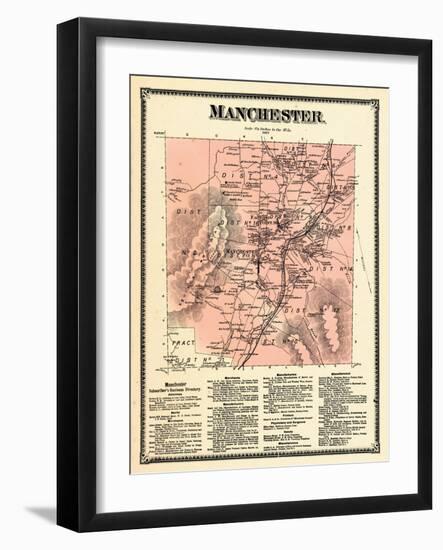 1869, Manchester, Vermont, United States-null-Framed Giclee Print