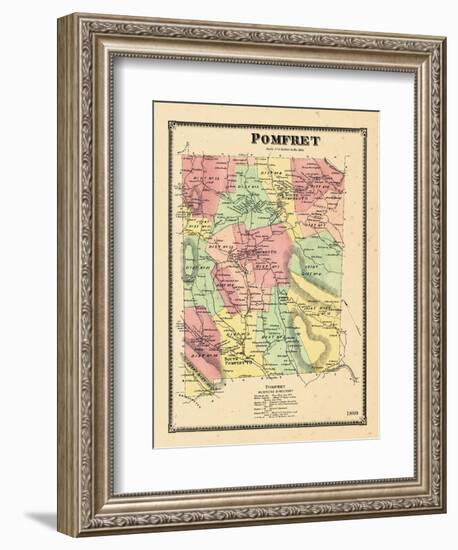 1869, Pomfret, Vermont, United States-null-Framed Giclee Print