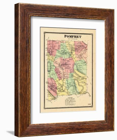 1869, Pomfret, Vermont, United States-null-Framed Giclee Print