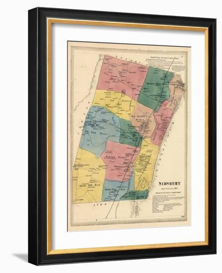 1869, Simsbury, Connecticut, United States-null-Framed Giclee Print
