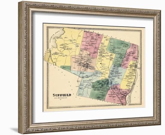 1869, Suffield, Connecticut, United States-null-Framed Giclee Print