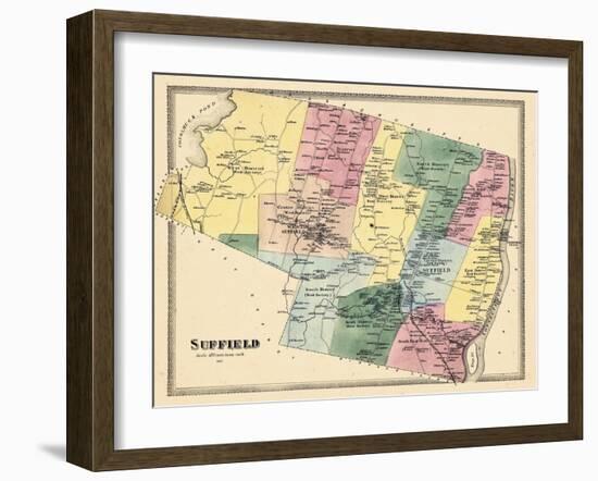 1869, Suffield, Connecticut, United States-null-Framed Giclee Print