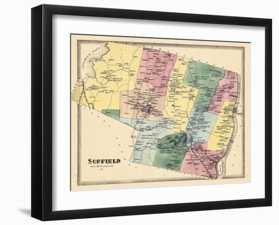 1869, Suffield, Connecticut, United States-null-Framed Giclee Print