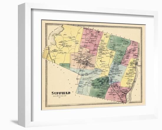 1869, Suffield, Connecticut, United States-null-Framed Giclee Print