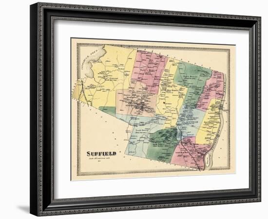 1869, Suffield, Connecticut, United States-null-Framed Giclee Print