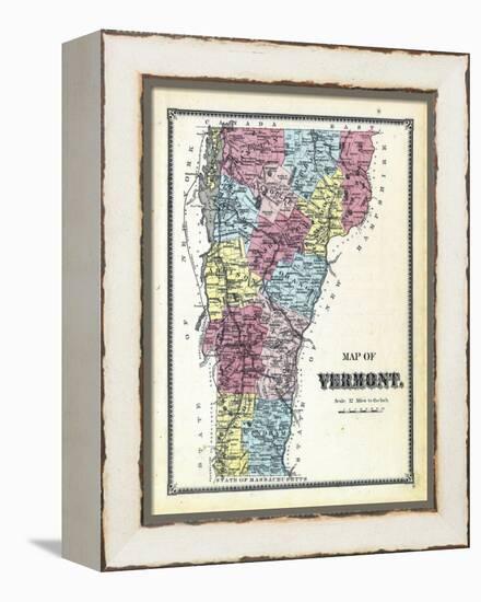 1869, Vermont Plan, Vermont, United States-null-Framed Premier Image Canvas