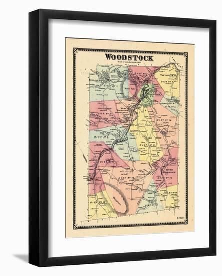 1869, Woodstock, Vermont, United States-null-Framed Giclee Print