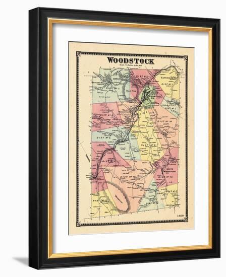 1869, Woodstock, Vermont, United States-null-Framed Giclee Print