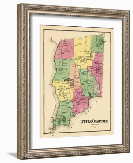 1870, Litle Compton, Rhode Island, United States-null-Framed Giclee Print