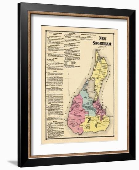 1870, New Shoreham, Rhode Island, United States-null-Framed Giclee Print