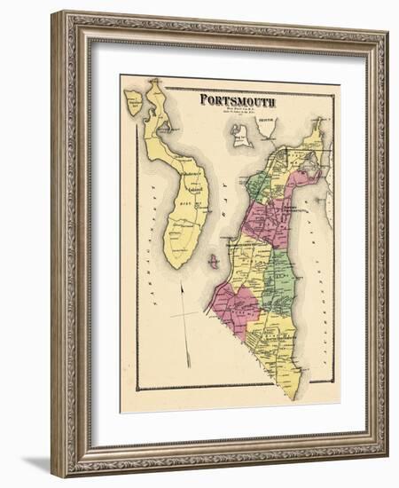 1870, Portmouth, Rhode Island, United States-null-Framed Giclee Print