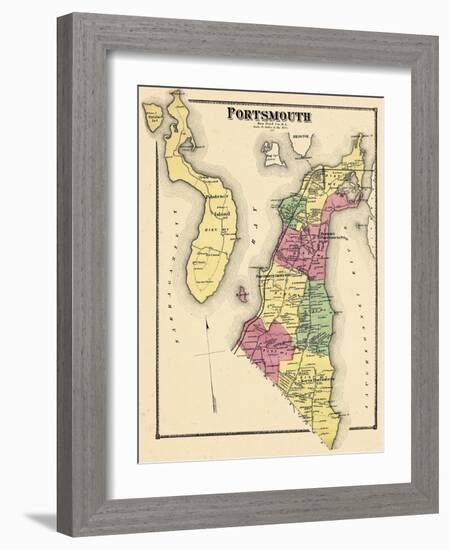 1870, Portmouth, Rhode Island, United States-null-Framed Giclee Print