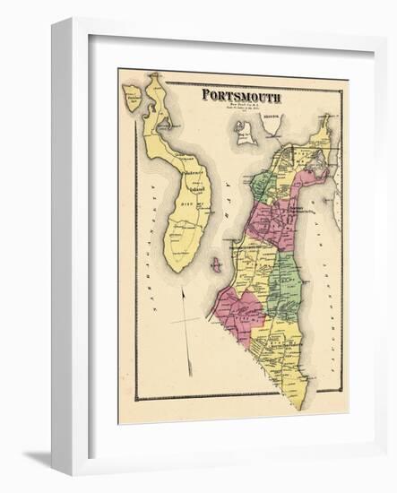 1870, Portmouth, Rhode Island, United States-null-Framed Giclee Print