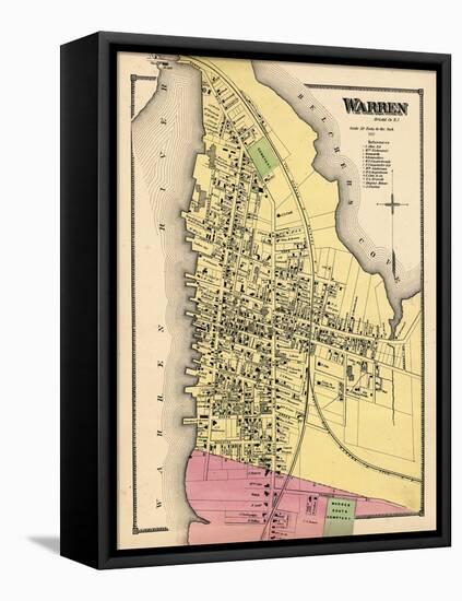 1870, Warren Town, Rhode Island, United States-null-Framed Premier Image Canvas