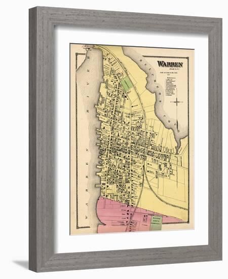 1870, Warren Town, Rhode Island, United States-null-Framed Giclee Print